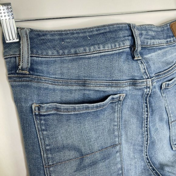 American Eagle Hi Rise Jeggings Jeans 10 Long - Picture 7 of 10